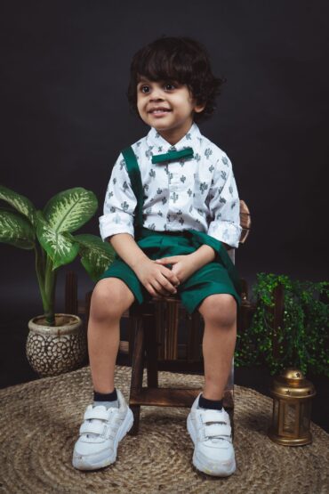 Cute Cacti Shorts Set