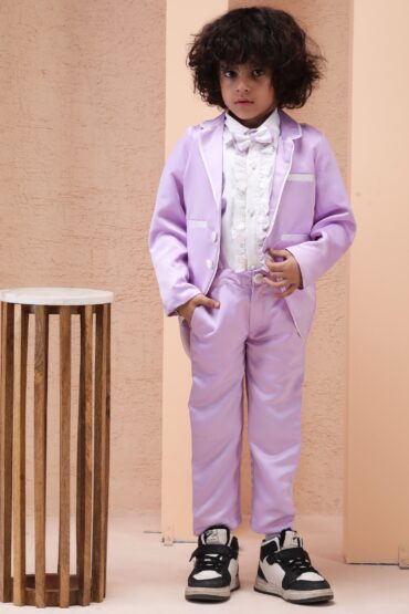 Royal Lavender Charm Set ( With Bowtie )