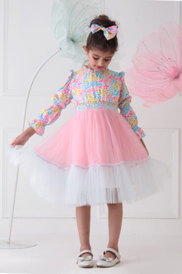 Colorful Joy Twirl Ruffles Maxi Dress
