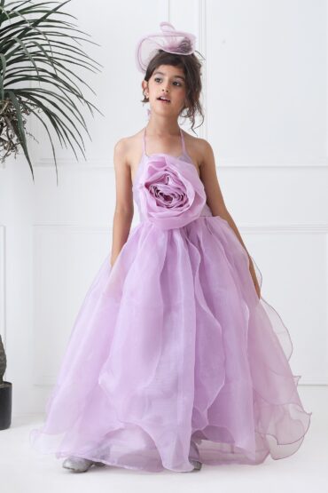 Lavender Haze Flower Gown