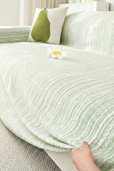 Elegance Chenille Green Sofa Cover : [EM-SC-40]