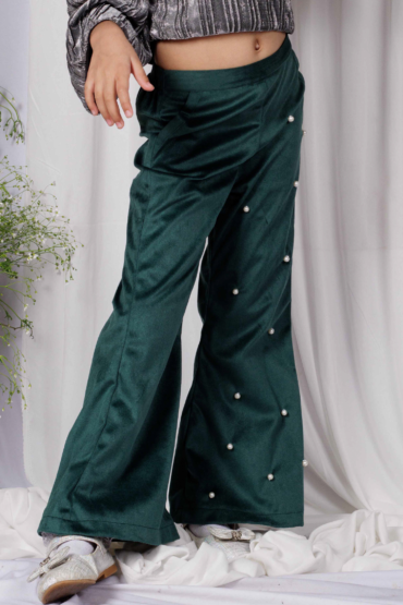 Emerald Flare Pants