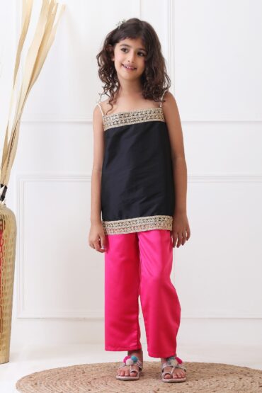 Midnight Gulaab Lace Suit Set