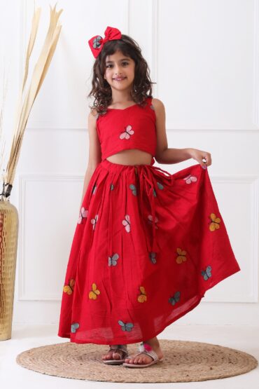 Ruby Titili Lehenga Set