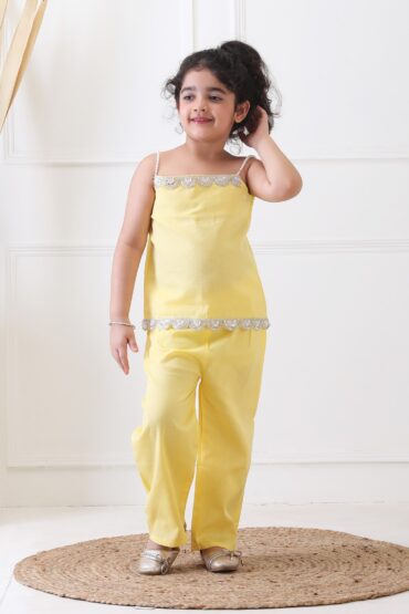 Sunflower Grace Lace Suit Set