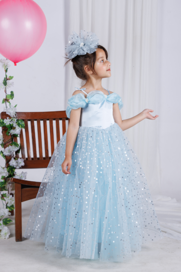 Icey Frozen Princess Ball Gown