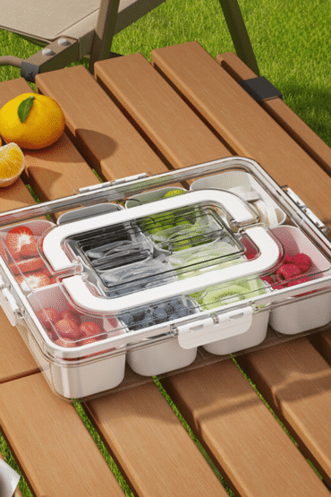Portable Grid Food Storage Box