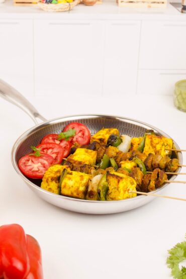 Multi-Purpose Stainless Steel Non-Stick Honeycomb Frying Pan(24cm)