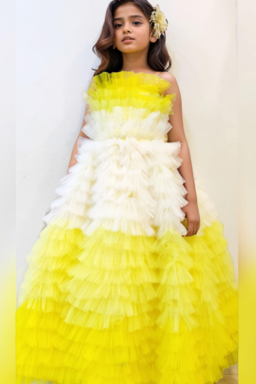 Sunkiss Ruffled Party Gown