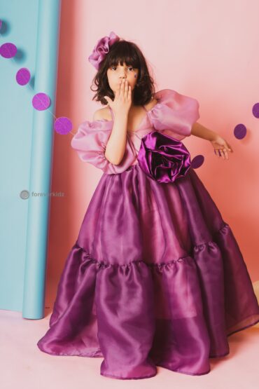 Violet Toffee Gown