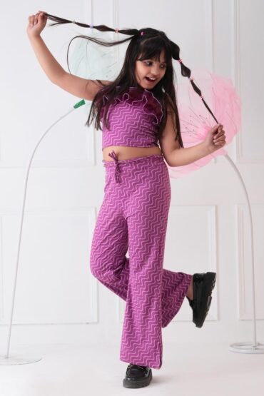 Plum Ripple Joy Coord Set